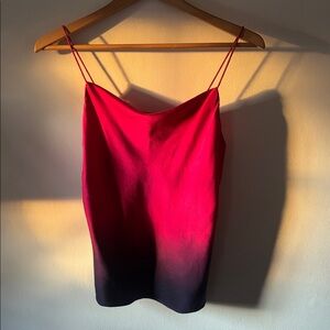 Pink and Black Ombre Camisole
